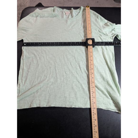 J. Crew Sweater Women's Size XXL Green Crewneck Pullover 2XL Shirt Tunic Top - Picture 9 of 13